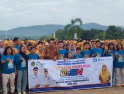 Setda Luwu Timur Lepas Kontingen O2SN 2026 saat Apel Pagi di Kantor Bupati