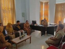 Camat Angkona Menerima Kunjungan Tim Penilai Lomba Poktan Kader KB Dari DP2KB Luwu Timur