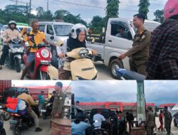 Satpol PP BKO Mangkutana dan Kalaena Awasi Penyaluran BBM Bersubsidi di SPBU Pancakarsa