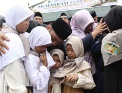 Pelukan Hangat Bupati dan Wabup untuk Anak Yatim Warnai Muharram Fest Luwu Timur