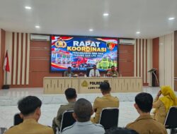 Cegah Penyalahgunaan BBM Bersubsidi, Polres Luwu Timur Gelar Rapat Koordinasi Lintas Instansi