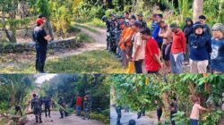 Pererat Kemanunggalan TNI dan Rakyat, Koramil 1403-14/Mangkutana Gelar Karya Bakti di Desa Kalpataru