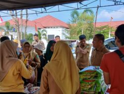 Bupati Luwu Timur Tinjau Langsung Gerakan Pangan Murah untuk Stabilisasi Harga dan Pasokan Pangan