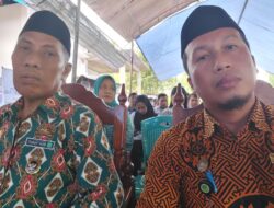 Sekcam Angkona Hadiri Upacara Pelepasan Jenazah Hertince, S.Pd di Desa Tampinna