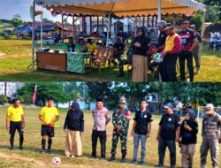 Camat Mangkutana Darmawati SE Hadir Beri Dukungan Turnamen Sepak Bola Antar Desa Semarak HUT RI ke-81