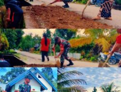 Babinsa Koramil 1403-14/Mangkutana Pimpin Karya Bakti Bersama Warga di Desa Non Blok