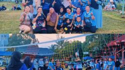 Semarak HUT RI ke-81, Puskesmas Mangkutana Tumbangkan Pemdes Wonorejo Timur di Laga Voli