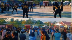 Semarak HUT RI ke-81, Laga Voli Bangun Karya vs PGRI Tomoni Berlangsung Meriah