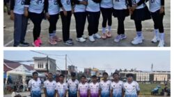 Tim Putra dan Putri Sumber Alam Raih Kemenangan di Turnamen Voli HUT RI ke-81