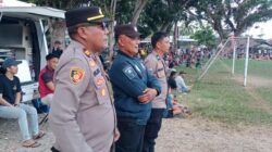 Kapolsek Mangkutana Pimpin Pengamanan Perlombaan di Lapangan Mangkutana