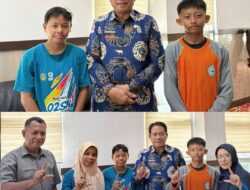 Sekda Ramadhan Beri Motivasi Dua Atlet Lutim yang Akan Mengikuti O2SN Nasional