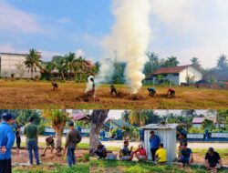 Jumat Bersih Juara, Desa Bone Pute Kompak Gotong Royong Bersihkan Lapangan