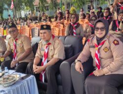 Kepala Puskesmas Bone Pute Hadiri Peringatan Hari Pramuka di SMA Negeri 7 Burau