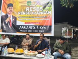 Camat Tomoni Darwin HD Ajak Warga Manfaatkan Reses Aprianto untuk Sampaikan Aspirasi Pembangunan