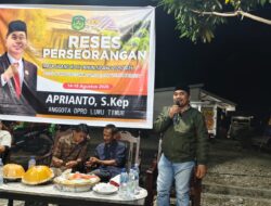 Kepala Desa Apresiasi Reses Aprianto, Sebut Momentum Bertemu Langsung dengan Masyarakat
