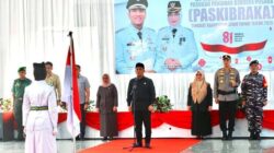 Dikukuhkan Bupati Irwan, Paskibraka Lutim Siap Kibarkan Merah Putih di HUT RI ke-81