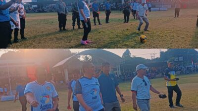 Bupati Luwu Timur Kick-Off Piala Kemerdekaan di Wotu, Langsung Turun Bertanding