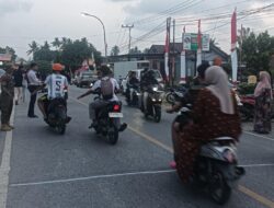 Dishub dan Satpol PP Tertibkan Arus Lalu Lintas Saat Turnamen Sepak Bola HUT ke-81 RI di Wotu