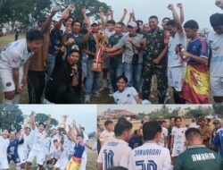 Pancakarsa FC Kembali Juara, Pertahankan Piala Bergilir Turnamen Sepak Bola Mangkutana