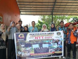 Solidaritas untuk NTT, Wabup Luwu Timur Terima Bantuan dari GMPS