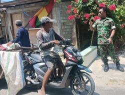 Babinsa Koramil Mangkutana Ajak Warga Tingkatkan Kewaspadaan