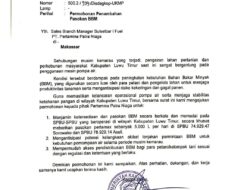 Hadapi Musim Kemarau, Disdagkop-UKMP Luwu Timur Ajukan Tambahan Pasokan BBM ke Pertamina