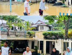 UPT Puskesmas Burau Kunjungi Warga Terdampak Banjir di Desa Burau Pantai