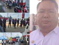 Kadis Disdakop-UKMP Senfry Oktovianus Bersama Tim Gabungan Pantau Antrean Panjang di SPBU Malili