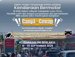 Pemkab Luwu Timur Berlakukan Ganjil-Genap BBM Bersubsidi Mulai 10 September