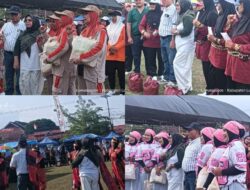 Semarak HUT Ibu Sumini di Lapangan Sarjono, Kemeriahan Lomba Diselingi Saweran