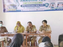 Puskesmas Bonepute Gelar Gerakan Serentak Tracing TBC di Desa Bonepute