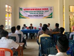 Pemdes Bonepute Gelar Musdes Penetapan RKP Desa Tahun Anggaran 2027