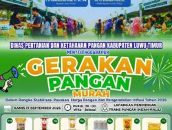 Gerakan Pangan Murah Hadir di Malili, Upaya Jaga Stabilitas Harga dan Kendalikan Inflasi
