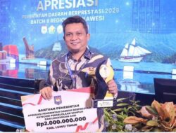 ‎‎Lutim Raih Penghargaan Terbaik di Ajang Apresiasi Daerah berprestasi se Sulawesi