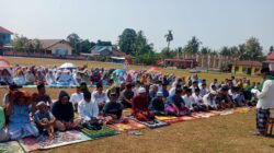 Shalat Istisqa Digelar di Lapangan Mulyasri, Warga Bersama Memanjatkan Doa Memohon Hujan