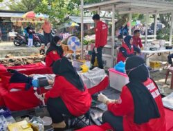 Safari SSJ Burau di Pantai Ujung Suso, RSUD I Lagaligo Sosialisasikan BHD dan Donor Darah