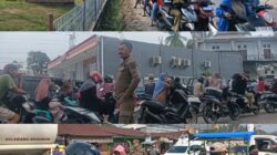Satpol PP Kabupaten Luwu Timur Kawal Ketertiban Antrean SPBU Tomoni