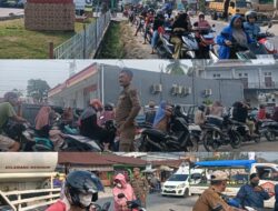 Satpol PP Kabupaten Luwu Timur Kawal Ketertiban Antrean SPBU Tomoni