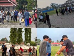 Satpol PP dan Satlinmas Ikuti Jumat Bersih Juara di Kecamatan Tomoni