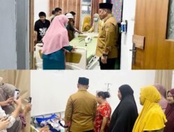 Malam Hari ke RSUD I Lagaligo, Bupati Irwan Sapa Pasien dan Beri Semangat