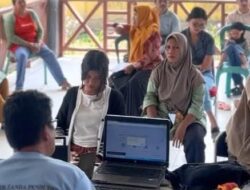 Pelayanan Langsung Adminduk di Angkona Jadi Titik Akhir Rangkaian Pelayanan Dukcapil Lutim