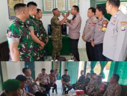 ‎HUT ke-81 TNI, Polsek Alla Kunjungi Koramil 1419-04/Alla Perkuat Sinergi TNI-Polri