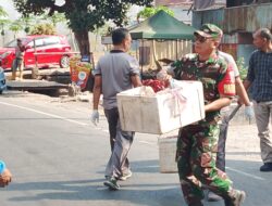 Babinsa Koramil 1419-02/Enrekang Ikut Kerja Bakti Mapaccing, Wujudkan Lingkungan Bersih dan Sehat