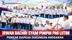 Irwan Bachri Syam Pimpin PMI Lutim, Pemkab Siapkan Dukungan Anggaran‎