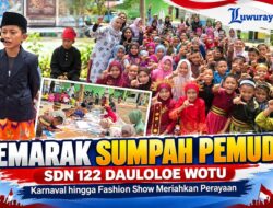 Semarak Sumpah Pemuda di SDN 122 Dauloloe Wotu, Karnaval hingga Fashion Show Meriahkan Perayaan