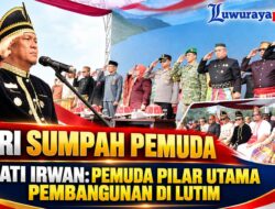 ‎Hari Sumpah Pemuda, Bupati Irwan: Pemuda Pilar Utama Pembangunan di Lutim
