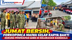 Jumat Bersih, Forkopimca Maiwa Gelar Karya Bakti Dukung Penerapan GHBS di Kelurahan Bangkala