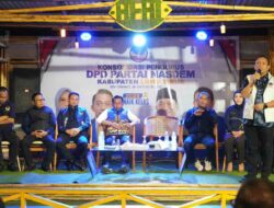 Konsolidasi NasDem di Sorowako, Irwan Bachri Syam Apresiasi Arahan Syaharuddin Alrif