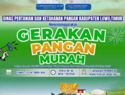 Tekan Inflasi dan Jaga Daya Beli, Pemkab Luwu Timur Gelar Gerakan Pangan Murah di Malili
