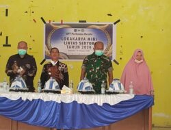 Babinsa Koramil Baraka Hadiri Lokakarya Mini Lintas Sektor, Perkuat Sinergi Pelayanan Kesehatan